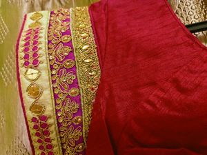 Elegant Olive Green Saree With Blouse