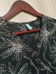 Janasya Floral Print Top For Women&#39;s