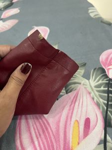 Burgundy Leather Jacket