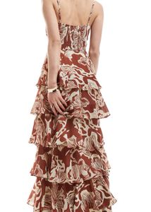 Floral Tiered Maxi Dress