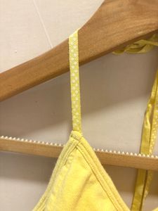 Beautiful Yellow Halter Top