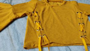 Yellow Crop Top
