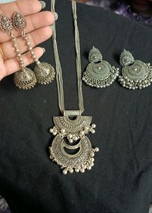 Oxidised Jewellery Set