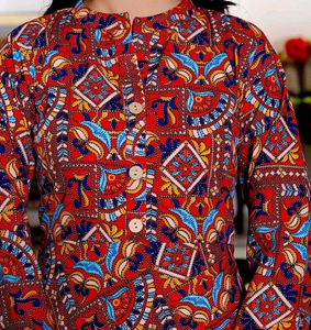 Bandhani Printed Gown