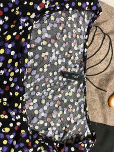 dot Print flaired Top