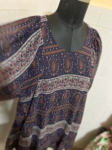 Paisley Print Dress