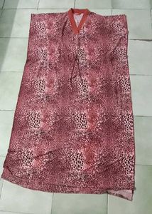 Vintage Leopard Print Maxi Dress