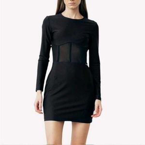 3838. Chic Black Bodycon Dress