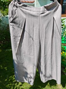 Striped Culottes Trousers
