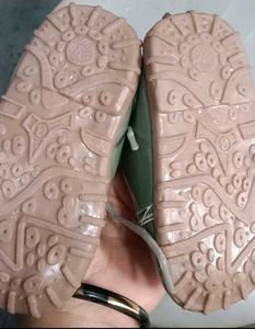 Cute Green Baby Shoes