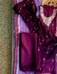 Unstitched Kurta Set