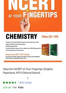 Objective NCERT at Your Fingertips Chemistry (Class XI+XII)