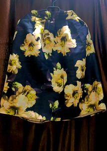 Floral Knee Length Skirt