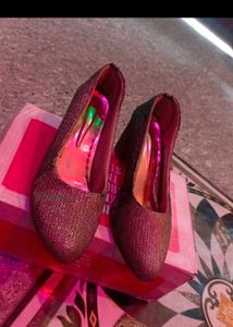 Sparkly Bronze Heels