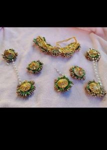 Haldi/mehendi flower set💚💛