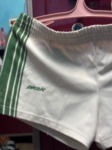 Picnic White Striped Shorts