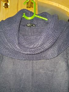 H&amp;m Elegant Knit Cowl Neck Dress