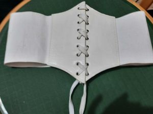 White Corset Belt