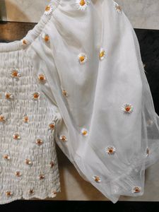 White Crop Top