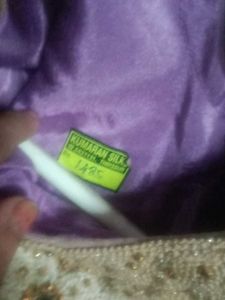 Purple Embellished Party Gown