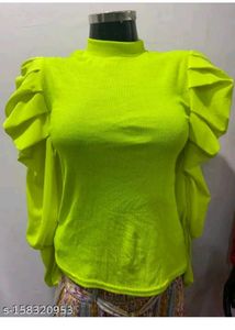 Full Puff Sleeves Tshirt For Women And Girls