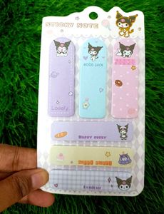 Set of 3 Cute Sanrio Sticky Notes