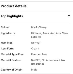 Paradyes Black Cherry Hair Color Half Price!!!