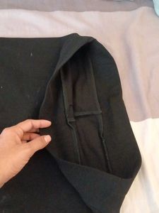 Black knee length Leggings