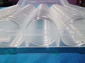 Coin Capsules 120Ps With Adjustable Foam And Box
