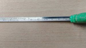 Vintage Glass Paper Weights &amp; Measuring Tape