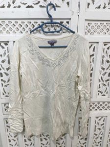 🎀Imported Embellished Knit Top E