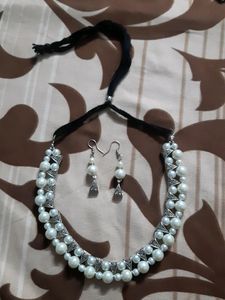 Oxidized Jewelry With Earings