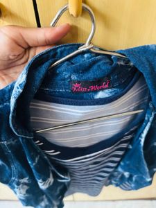 Tie-Dye Denim Vest
