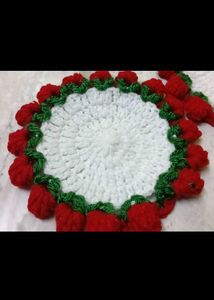 Handmade Crochet Coasters (Set of 2)