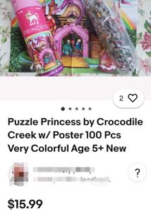 (Imported) Princess Jigsaw Puzzle with Poster