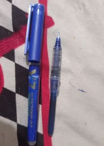 Reynolds Trimax Gold , V7 Blue Pen With Cartage