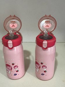 Twin Set Of Yamama Pink Bottles For Kids 530 Ml