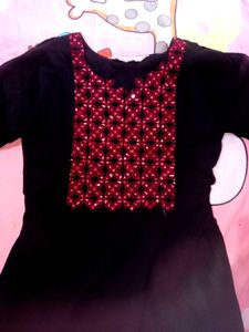 Elegant Black Kurta