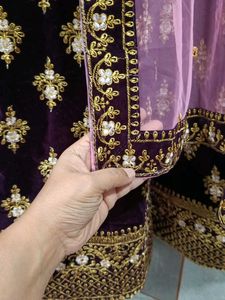 Beautiful Velvet Lengha