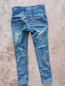 Distressed High-Waisted Jeans
