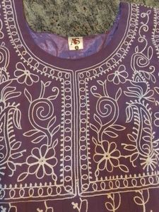 Embroidered Maxi Dress