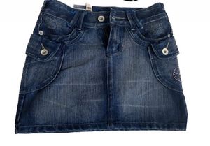 Denim Mini Skirt Y2k
