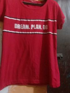 Red T-shirt For Girls........
