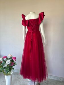 Elegant Red Evening Gown