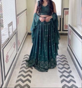 Mehendi Function Lehenga