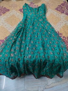 Elegant Green Ethnic Gown