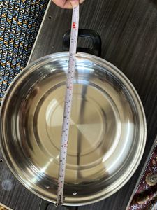 Induction stainless steel kadai