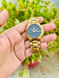 Seiko Golden Automatic Black Dial 7S26-02R0