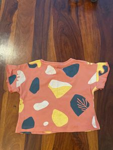 Cute Patterned Kids&#39; Crop Top