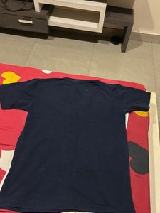 Casual Navy Blue T-Shirt